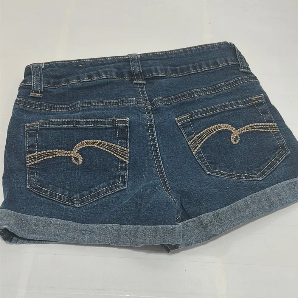 Justice Blue Denim girls shorts size 10 GUC